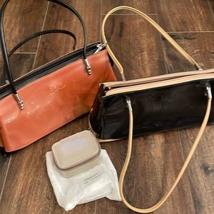 𝅺beijo patent leather Handbag purse bundle